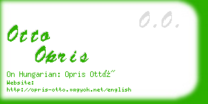 otto opris business card